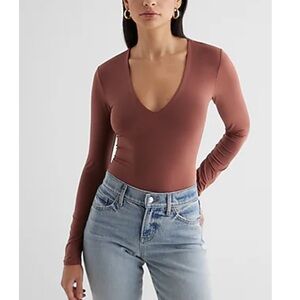 NWT Express Body Contour Bodysuit Bronze